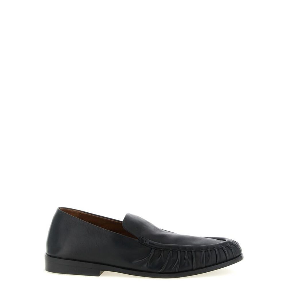 Marsell Black Calfskin Slip-On Men's Loafers